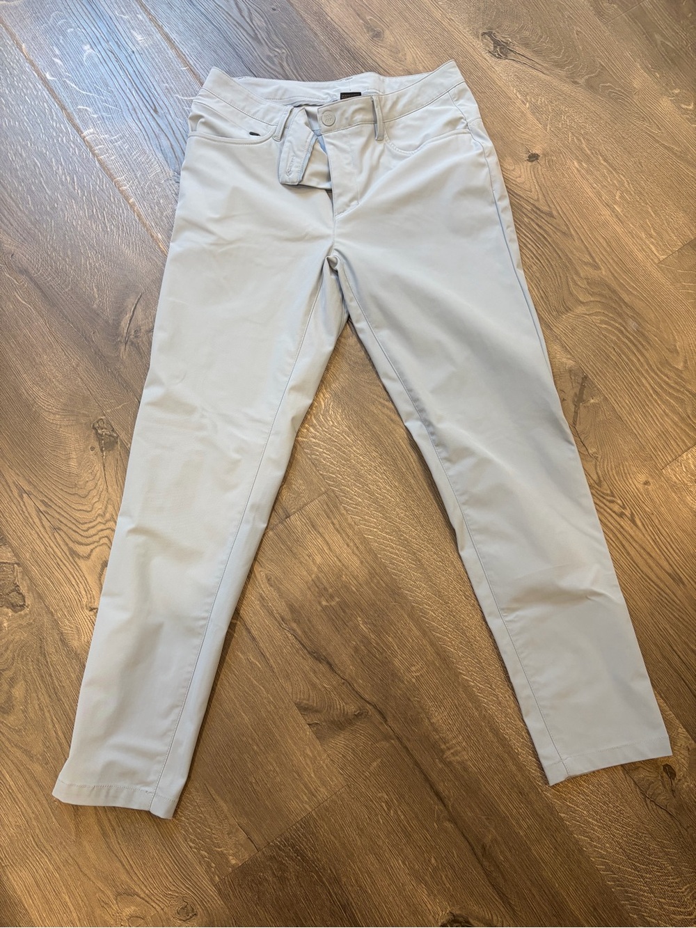 Men's Baby Blue Stretch Chino Pants